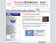 Tablet Screenshot of chemscreen.bisi.com